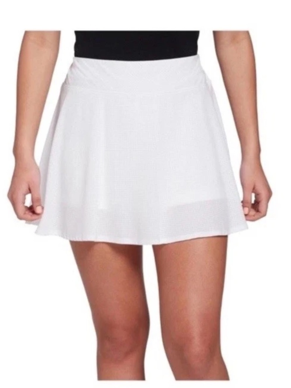Prince White Match Flounce Skirt